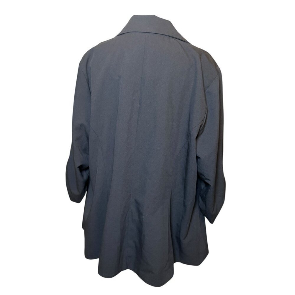 Studio by TORRID Black Blazer Jacket Lined 3/4 Sleeve Plus Size 3 / 3X / 22 - Picture 2 of 6